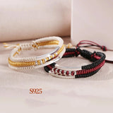 Hand-woven Couple Bracelet Luck Multicolor Ethnic Style Jewelry