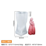 Nordic Style Abstract Human Candle Silicone Mould DIY Resin Mold