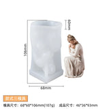 Nordic Style Abstract Human Candle Silicone Mould DIY Resin Mold