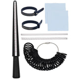 3pc Jewelry Measuring Tools Set Professional Gauge Finger Ring Stick