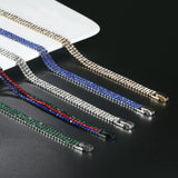 Multicolor CZ Crystal Tennis Bracelet for Women 2mm
