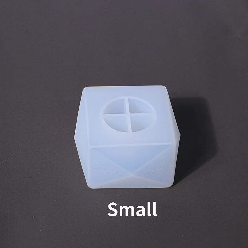 Faceted Candle Holder Silicone Mold Set