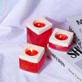Faceted Candle Holder Silicone Mold Set
