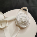 3D Rose Pendant Clavicle Chain Necklace Adjustable All-Match