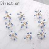3D Snowflake Crystal Bead Copper Wire Snowflake Ball DIY Jewelry Hand-made