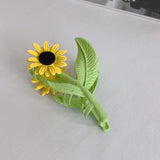 3D Sunflower Hair Clips for Women Sweet Romance Flower Hair Claw