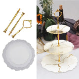 3-Layer Irregular Fruit Disc Big Plate Resin Mold
