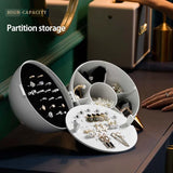 Three-layer Jewelry Box Portable Jewelry Organizer Display Travel Jewelry Case