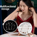 Three-layer Jewelry Box Portable Jewelry Organizer Display Travel Jewelry Case
