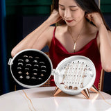 Portable Jewelry Organizer Three-layer Jewelry Box