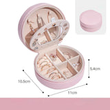 Three-layer PU Leather Jewelry Box Organizer