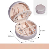 Three-layer PU Leather Jewelry Box Organizer