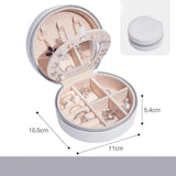 Three-layer PU Leather Jewelry Box Organizer