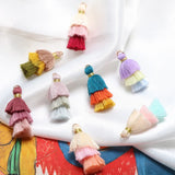 Cotton Thread Tassel Pendant DIY Jewelry Earring Nail Accessory Material