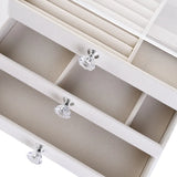 3-Layer Plastic Jewelry Box Organizer Display Holder
