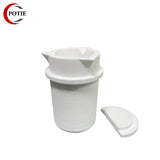 3-Mouth 1KG Ceramic Platinum Melting Crucible Cup