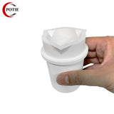 3-Mouth 1KG Ceramic Platinum Melting Crucible Cup