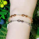 ThreeGraces Infinity Bracelet CZ Stone Party Jewelry