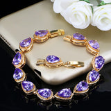 ThreeGraces 6 Colors Options CZ Crystal Bracelet for Women