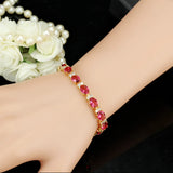 ThreeGraces CZ Silver Tennis Bracelet for Women BR236