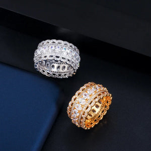 ThreeGraces CZ Bridal Wedding Engagement Ring for Women R271