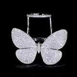 Butterfly Wedding Engagement Rings for Women RG158