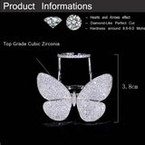 Butterfly Wedding Engagement Rings for Women RG158
