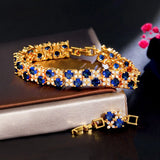 ThreeGraces CZ Nigerian Dubai Wedding Bracelet for Women