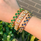 ThreeGraces CZ Nigerian Dubai Wedding Bracelet for Women