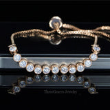 ThreeGraces CZ Stone Bridesmaids Bracelets BR088
