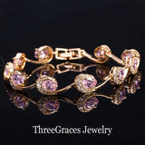 Moon CZ Crystal Women Bracelet for Wedding BR065
