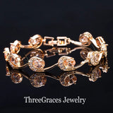 Moon CZ Crystal Women Bracelet for Wedding BR065