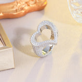 Heart Shape CZ Bridal Engagement Ring for Women R278