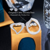Heart Shape CZ Bridal Engagement Ring for Women R278