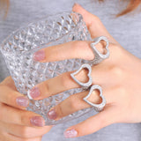Heart Shape CZ Bridal Engagement Ring for Women R278