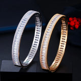 ThreeGraces Bridal CZ Bangle for Women Party Dress Jewelry