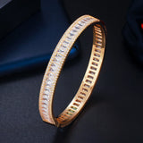 ThreeGraces Bridal CZ Bangle for Women Party Dress Jewelry
