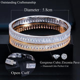 ThreeGraces Bridal CZ Bangle for Women Party Dress Jewelry