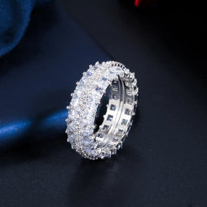 ThreeGraces Sparkling CZ Bridal Wedding Party Rings for Women Jewelry RG134