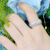 ThreeGraces Sparkling CZ Bridal Wedding Party Rings for Women Jewelry RG134