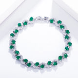 CZ Crystal Bridal Bracelet Wedding Jewelry for Women