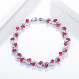 CZ Crystal Bridal Bracelet Wedding Jewelry for Women