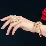 Big Flower Shape Micro Pave Zirconia Ring for Women RG081