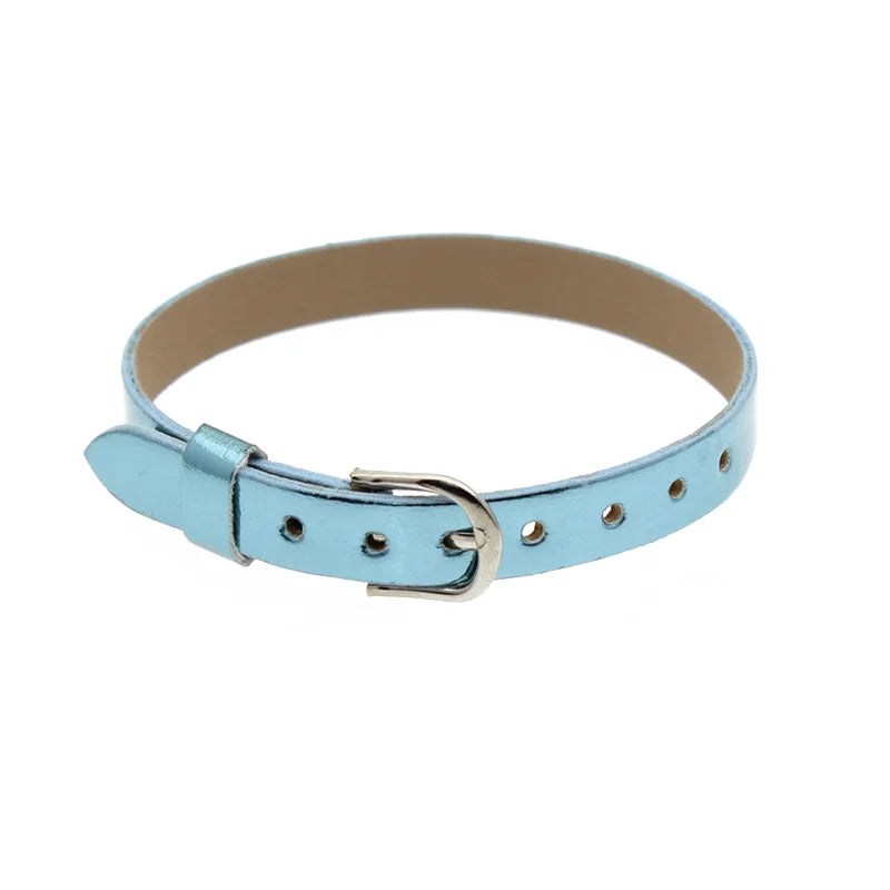 Slide Charms Letters Alphabet Bracelet Wristband DIY Jewelry For Women Kids