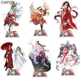 Xielian Huacheng Acrylic Key Chain Anime Figures Stand Model Plate Decor