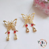 Silver Butterfly Hair Buckle Antique Hair Jewelry