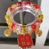 TGCF Bracelets Xie Lian Hua Cheng Beaded Bracelet Butterfly Pendant Accesorios