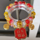 TGCF Bracelets Xie Lian Hua Cheng Beaded Bracelet Butterfly Pendant Accesorios