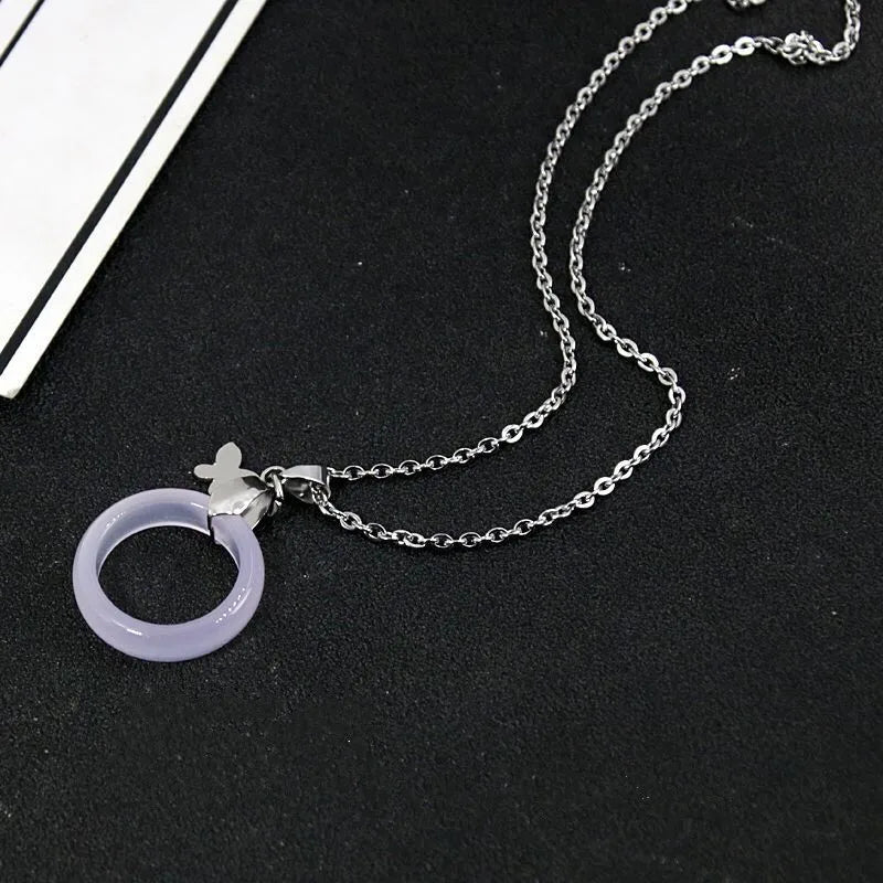 TGCF XL HC Cosplay Bone Ash Necklace Butterfly Chain Ring Pendant