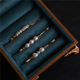 Baroque Freshwater Pearls Hairpins Tiara Hair Accessory for Women